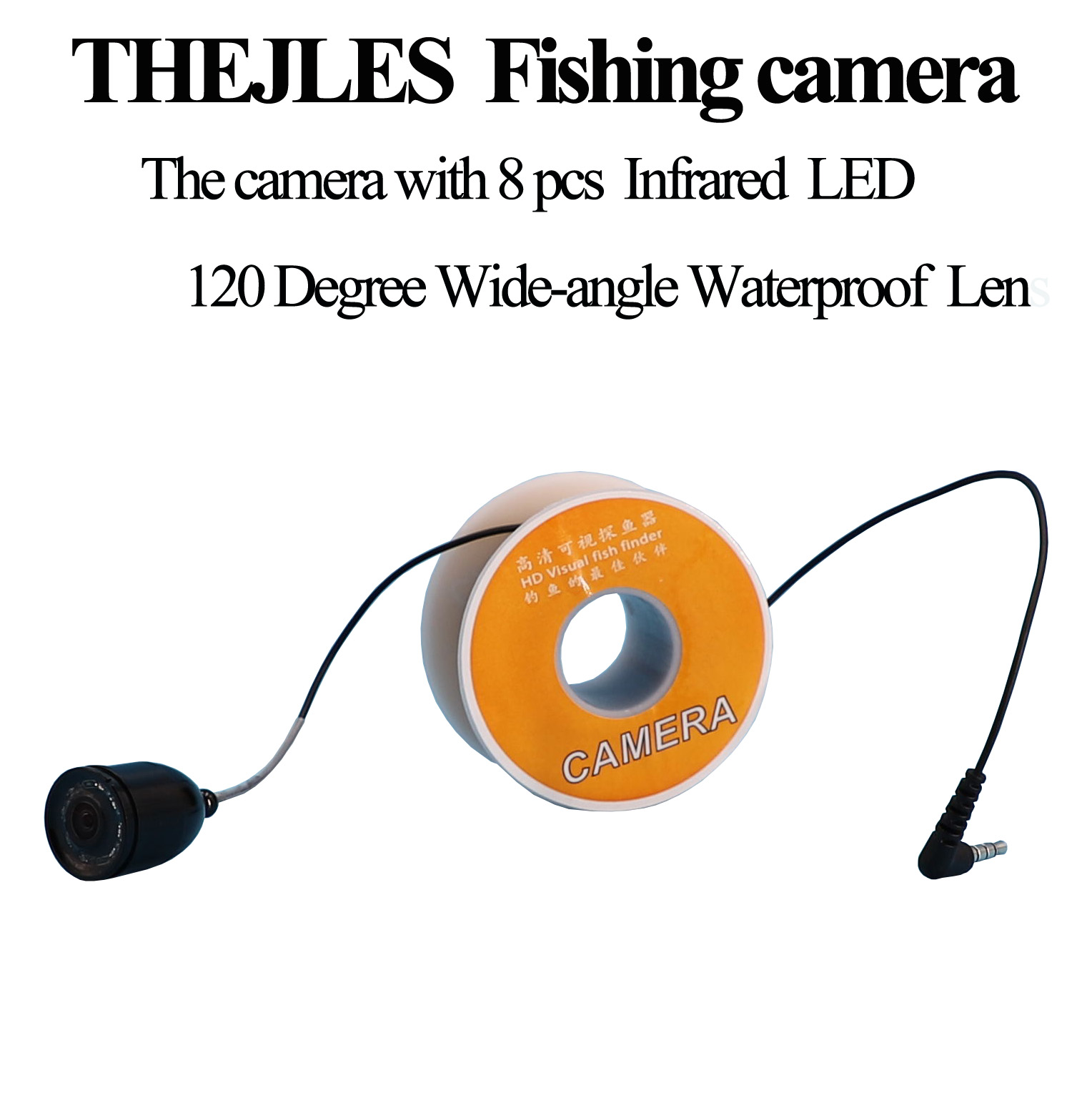 Fish Finder Cable - Kamera podwodna do wędkowania z 8