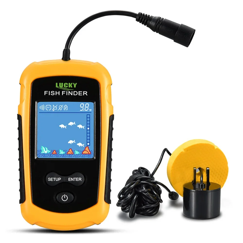 Fish Finder Cable - Szczęśliwy kolorowy ekran LCD przenośny przewodowy