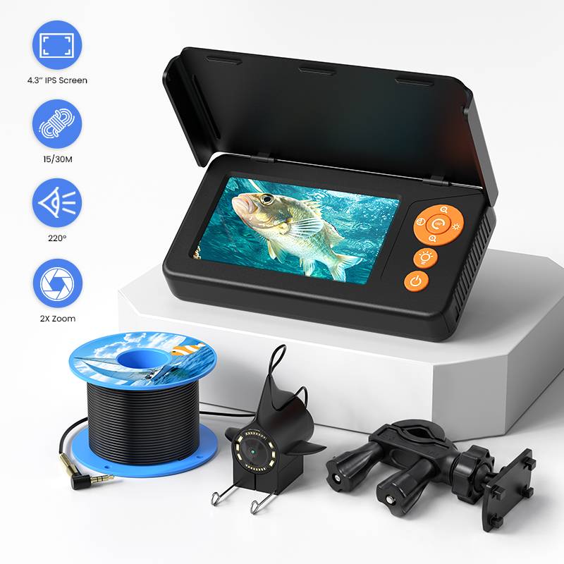 Fish Finder Cable - Kamera do wędkowania podwodnego z ekranem