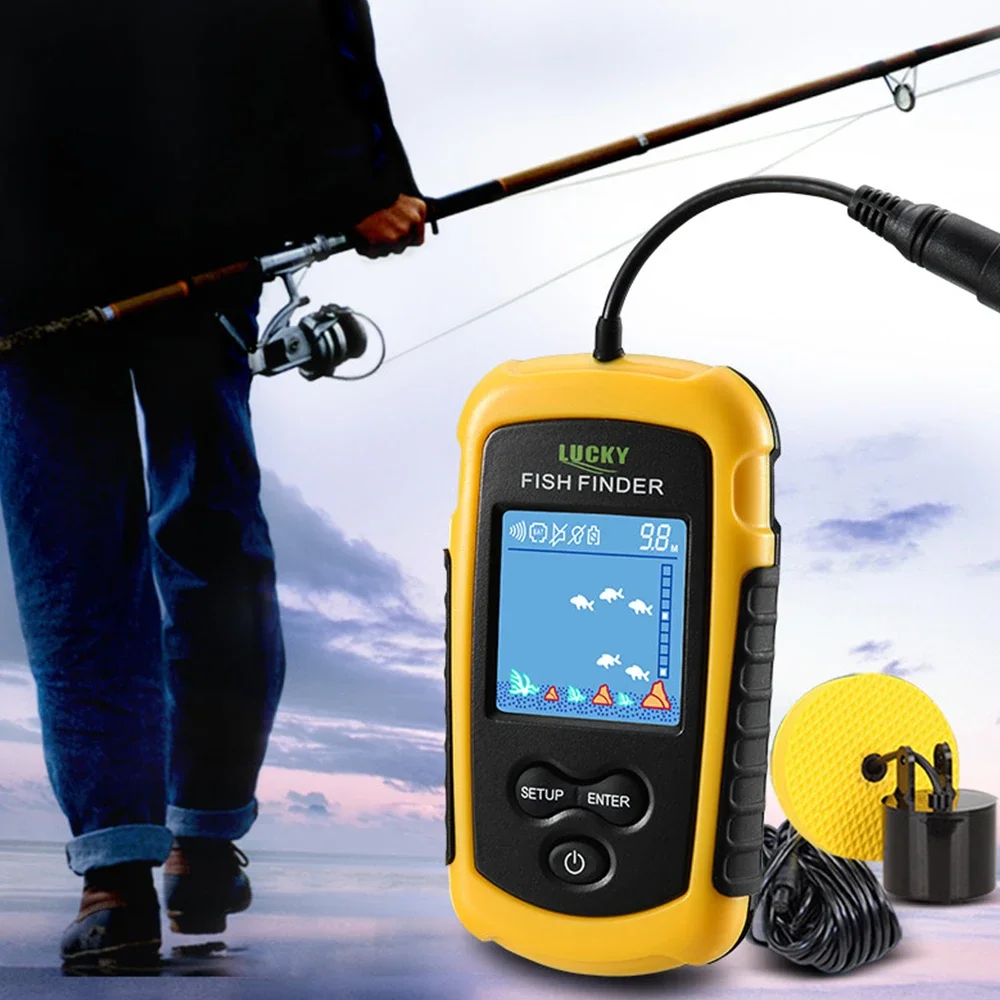 Szczęśliwy kolorowy ekran LCD  – Fish Finder Cable recenzja i cena