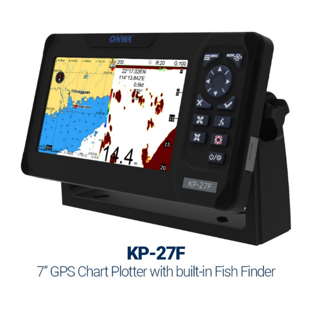 ONWA KP-27F 7-calowy morski pl – Fish Finder Gps recenzja i cena